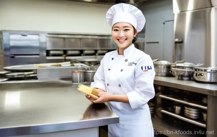 한식조리기능사 취업 후 업무일기 - Initial Triumph: The Certified Korean Cuisine Technician**
A young woman of South Asian descent, in ...