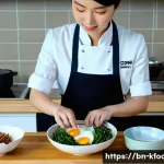 한식조리기능사 자격증이 있는 사람의 커리어 패스 - **A "Hansik Jogori Nungsa" Korean Master Chef in a Professional Kitchen:**
    A professional, skill...